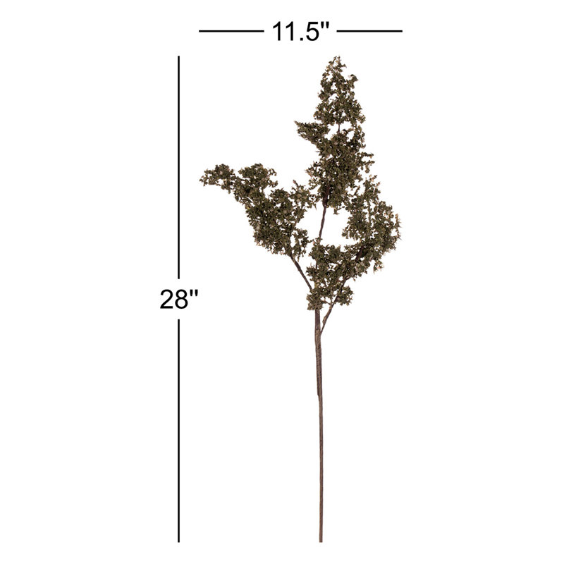 Ensemble de 3 branches de feuillage artificiel, Vert