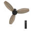 Ventilateur de plafond encastré 48 "à courant continu avec télécommande