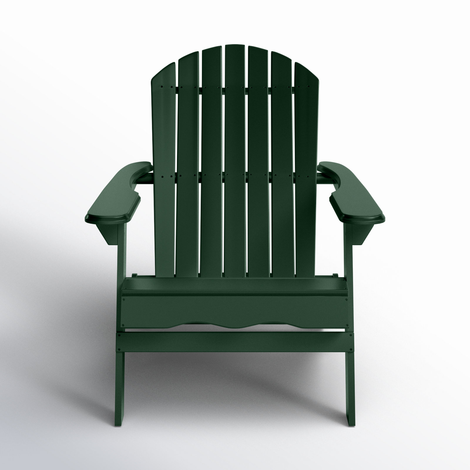 Kalicki Outdoor Adirondack Chair, Dark Green