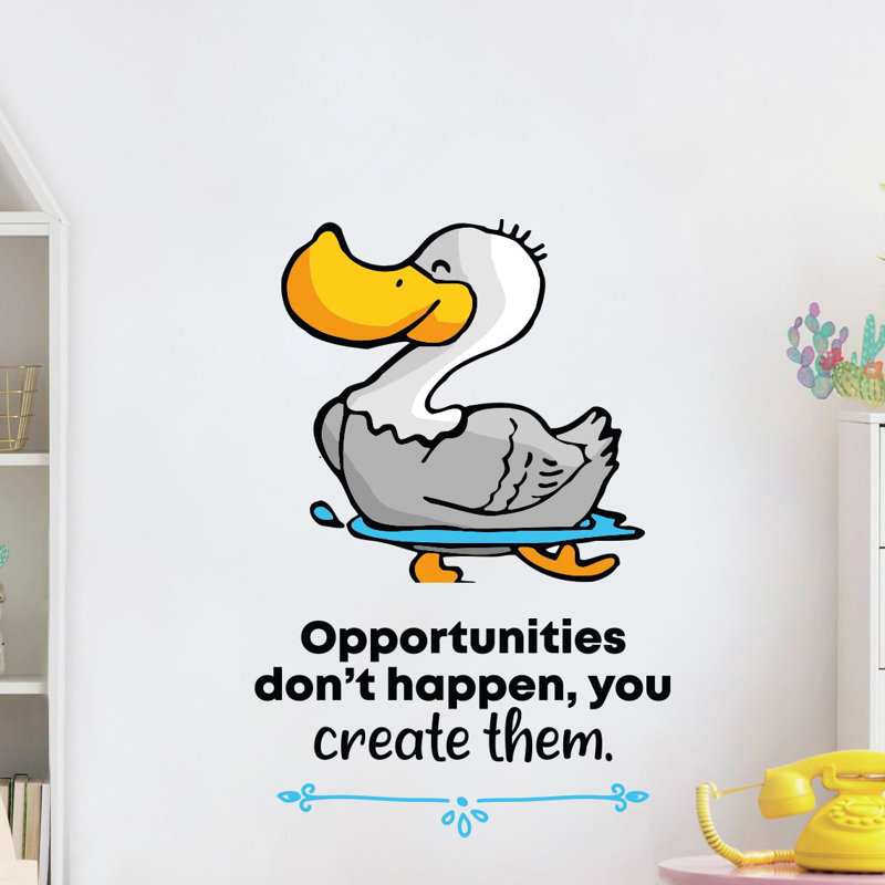 Text & Numbers Wall Decal, 10" H x 8" W x 0.05" D