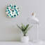 Décoration murale bleu sarcelle 12 x 12 pouces, bleu sarcelle