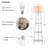 60.04'' Gold Tripod Floor Lamp-2108722655