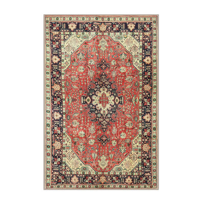 Tapis de style oriental rouge
