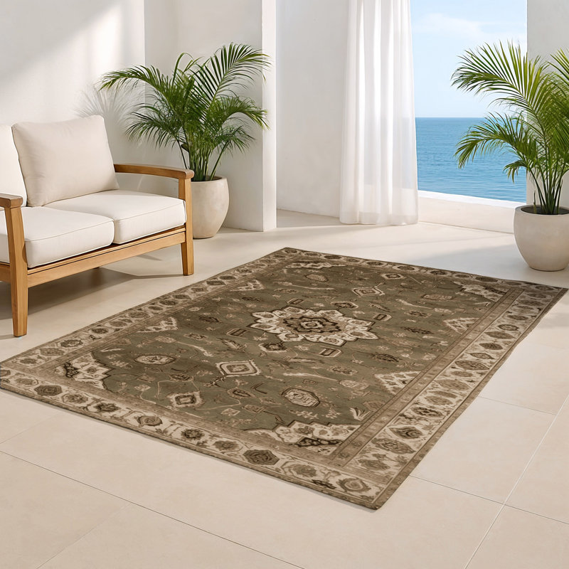 Tapis d'intérieur et d'extérieur Tabriz, Rectangle 4pi x 6 pi