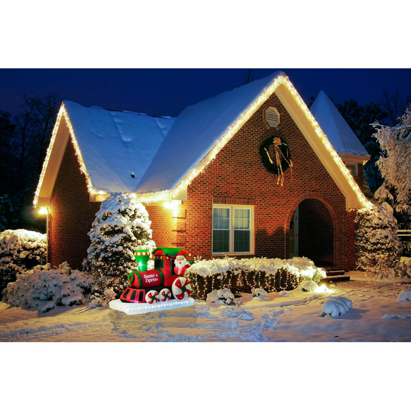 6 ft. Outdoor Lit Inflatable - Santa's Express Train