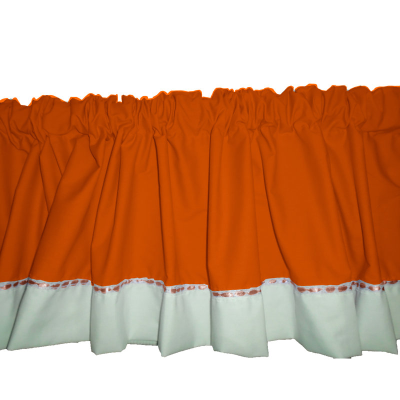Cantonnière de fenêtre 72 "Colbie Regal, Orange