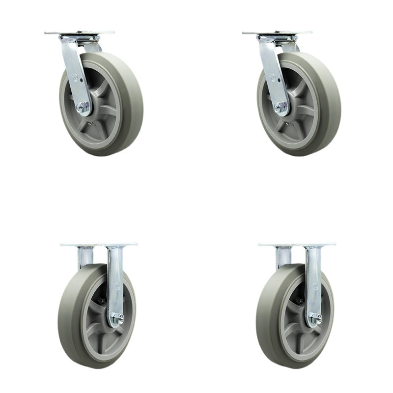 4-Piece Rubbermaid Caster Set