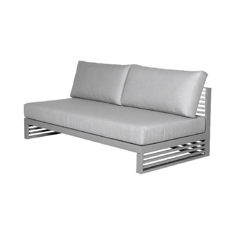 Canapé modulaire extérieur Mall Mall gris