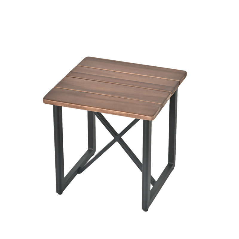 Ensemble de conversation 6 pièces en aluminium tissé à la main avec table basse Mondawe