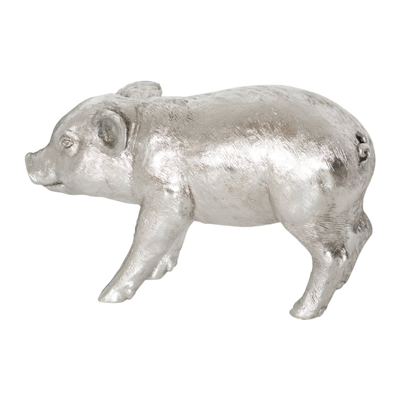 Dusek Standing Piglet Tabletop Sculpture