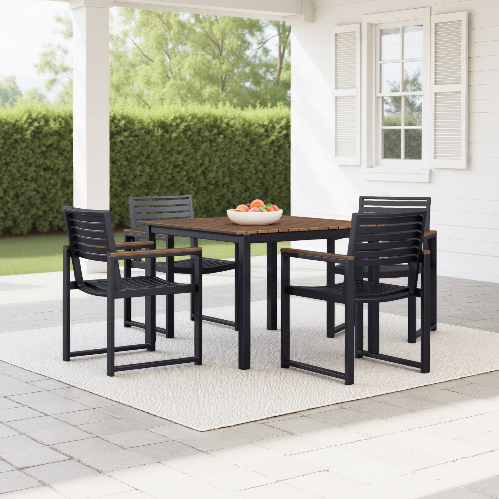 Townsend Square 4-Person Outdoor Dining Set