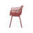 Poppy Chair For Outdoor Use: , Frame, Red Polypropylene, 22.69 In.D X 21.29 In.W 32.76 In.H, Minimalist Design Dining Chair: Weather , Stable Structure, In.Depth In.Width In.Height-1257972208