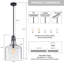 Luminaire suspendu en verre martelé 1 lumière-112022158