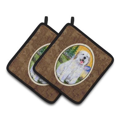 Caroline's Treasures Great Pyrenees Polyester Potholder
