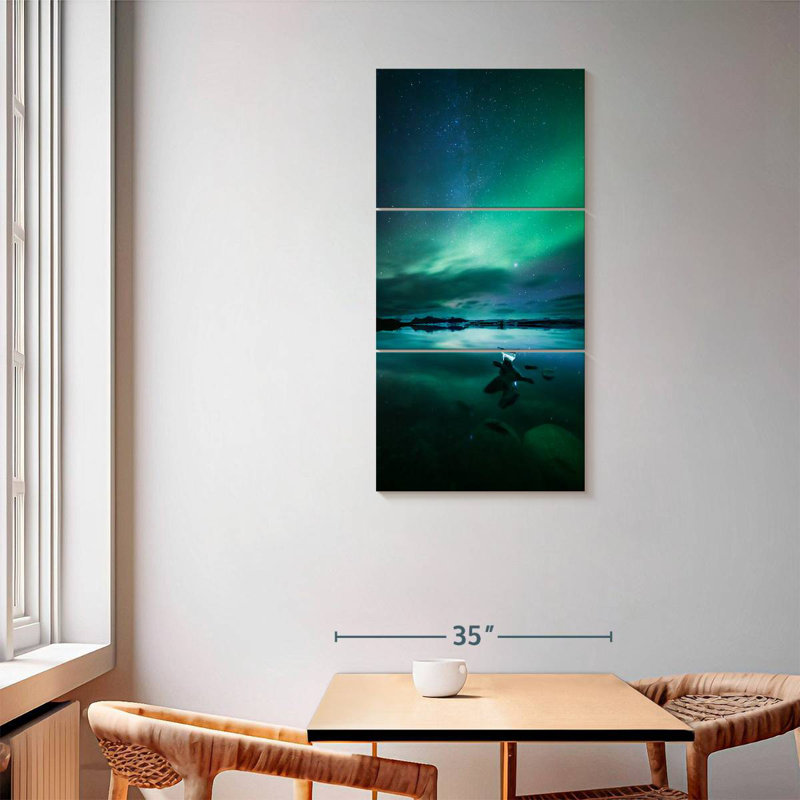 Northern Lights I, 62" H x 30" W