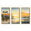 Paysage urbain côtier coucher de soleil - art mural coucher de soleil côtier-1324659162-1324659161