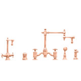 Towson Bridge Faucet - 18" Articulated Spout - Cross Handles