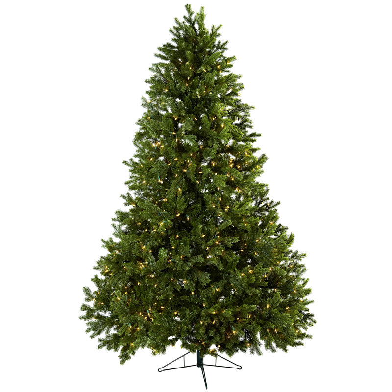 Sommer 90' H Lighted Artificial Fir Christmas Tree