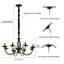 Dirksen 8 - Light Candle Style Chandelier