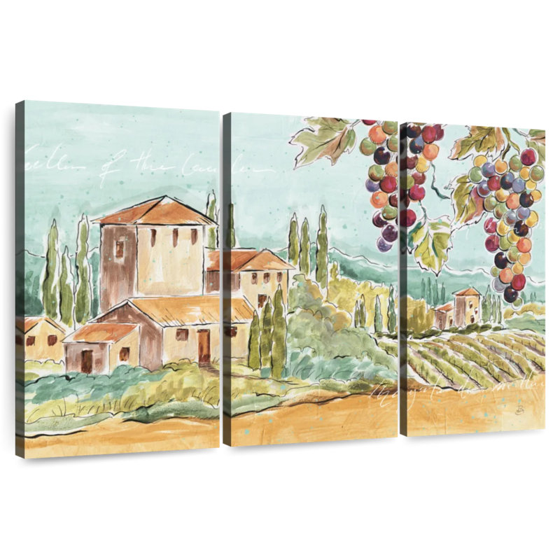 Brise toscane Alvord sans coquelicots, H 42 po x l 65 po