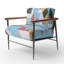 Fauteuil d'appoint rembourré Depp-387378077