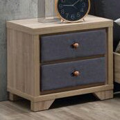 Anchor 43cm W Solid Wood Bedside Table