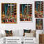 Art déco rétro City Life I - Fashion Woman, art mural encadré-123284202-123284200