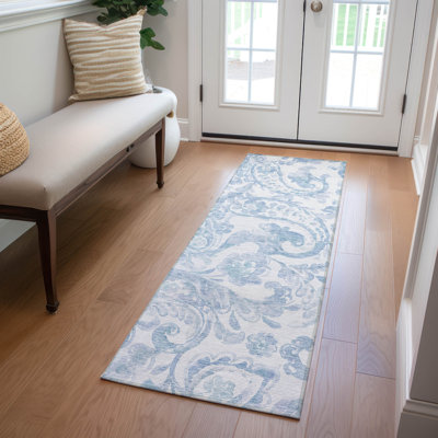 Spresa Washable Paisley Indoor / Outdoor Rug