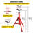 Heavy Duty Adjustable Pipe Jack Stand