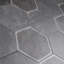 Carrelage mural en porcelaine mate 7,87 po x 9,45 po Dakota Hexagon-79122832