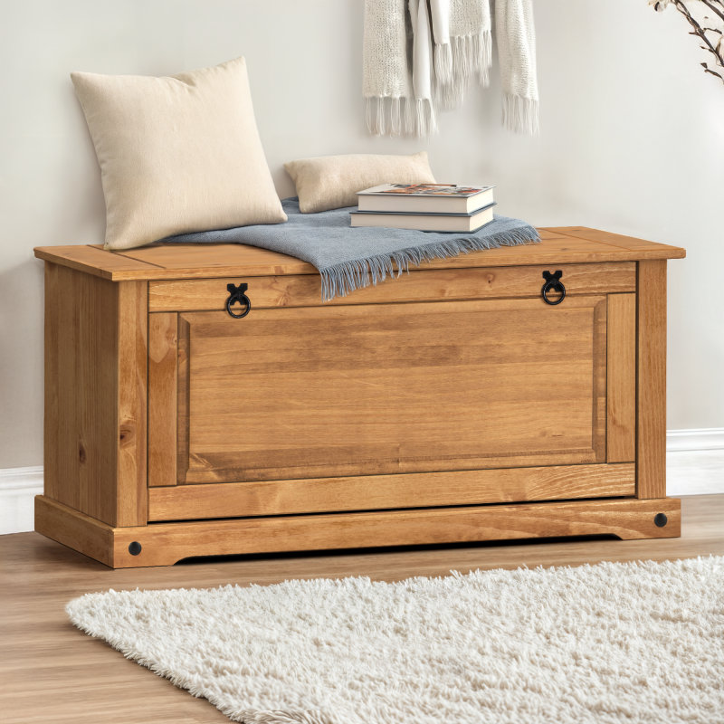 Bayhills Rectangle Accent Cabinet, Brown, Black