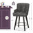 26''H Upholstered 360°Swivel Counter Height Bar Stools, Wood Legs Kitchen Island Chairs-2106507576-2106701522