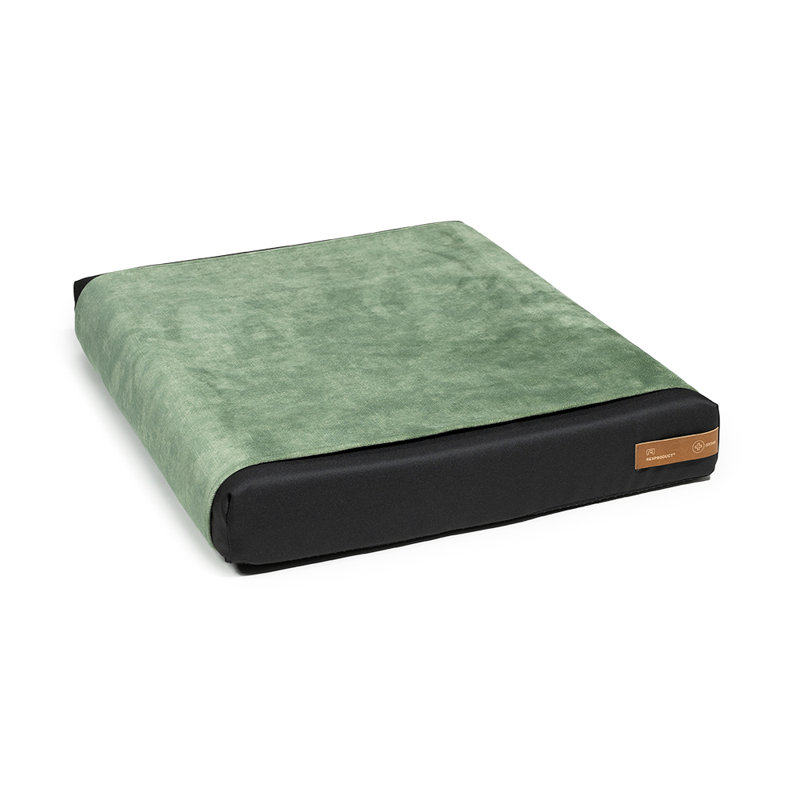 Orthopedic Polyester Pet Bed, 8cm H x 70cm W x 90cm D, Green