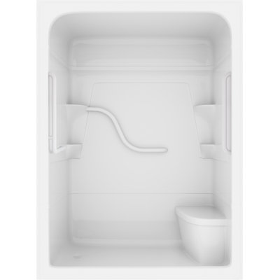 Madison 5 60'' W 84.5'' H Framed Rectangle Shower Kit