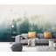 Forest Misty Jungle Sunrise Rustic Paintable Wall Mural-77006288