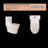 Matte Black Elongated Toilet, 1.1/1.6 Dual Flush, Silent Flushing Technology For Peace Peaceful Bathroom-121676813
