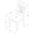 5 Piece Kitchen Table & Chairs Set Includes a Rectangle Dining Room Table with Dropleaf and 4 Dining Chairs, 36x54 Inch, Buttermilk & Cherry-626802711-630024022-618072146
