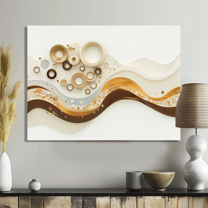 Minimalist Marble River II - Abstract Wall Decor, impression murale en métal, 30" H x 40" W x 0.84" D