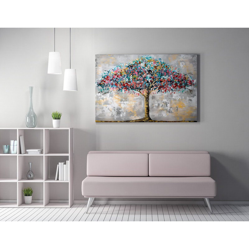Peinture décorative sur toile