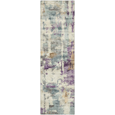 Premium Machine Washable Mayfield AMF2072 Abstract Rug