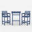 All Weather HDPE Bar Height Outdoor Table and Chairs Set for Bistro Patio Balcony-2024442122-2033036098