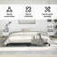 Structure de lit Strath vidaXL, base de lit tapissier en similicuir, sans matelas-1817044515-1817044537