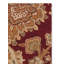 Tapis écologiques en laine touffetée à la main Solomonia - Rectangle, couleur rouge foncé, motif floral moderne, tapis épais antidérapants faits à la main pour salon, chambre à coucher-238466740-238466741