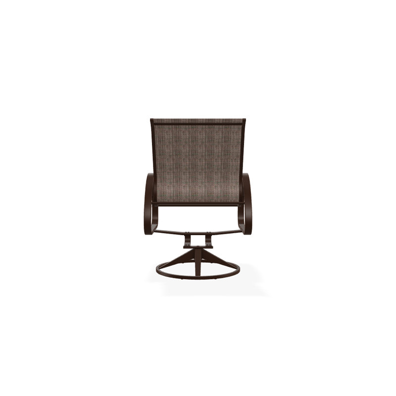 Aruba 1 Outdoor Dining Armchair, Textured Kona, Yellow 43D