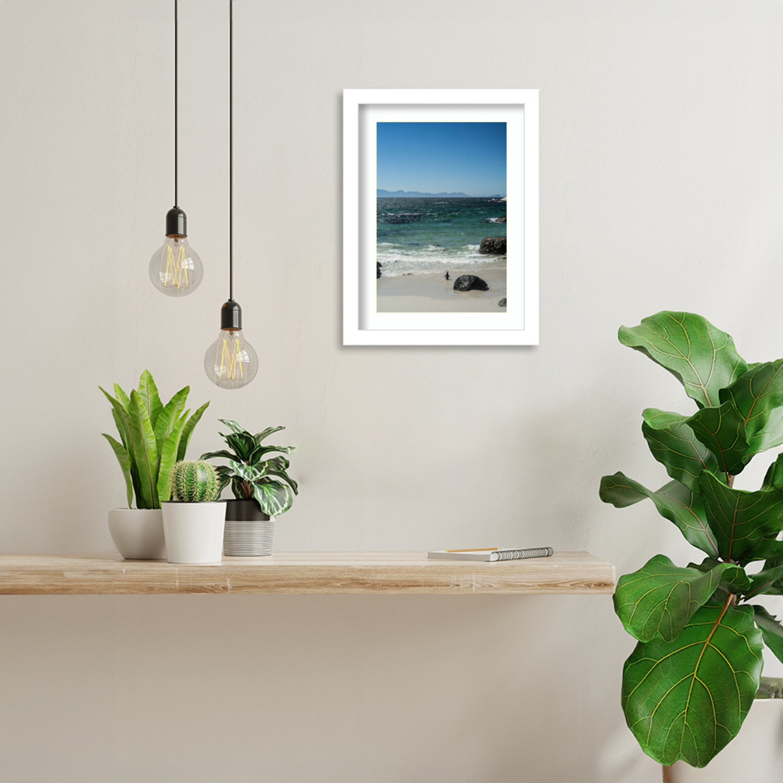 Nisbet "Heading Out to Sea" Print, White, 13" H x 10" W