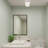 Livex Lighting, 41094-91, Meridian, Semi-Flish, 1 Light, Brushed Nickel-1530754647-1530754640