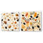 Joris - Ensemble de 2 collages carrés botaniques abstraits-101843796-101843797