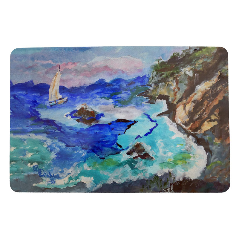 Tapis d'entrée / extérieur antidérapant Kelseyville, L 30 po x L 50 po