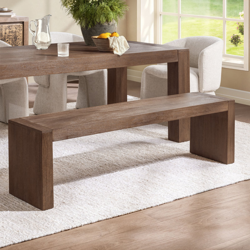 Glendale Mango Wood Dining Bench