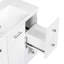 Armoire de meuble-lavabo sur pied 36 po avec lavabo intégré en résine Sieto